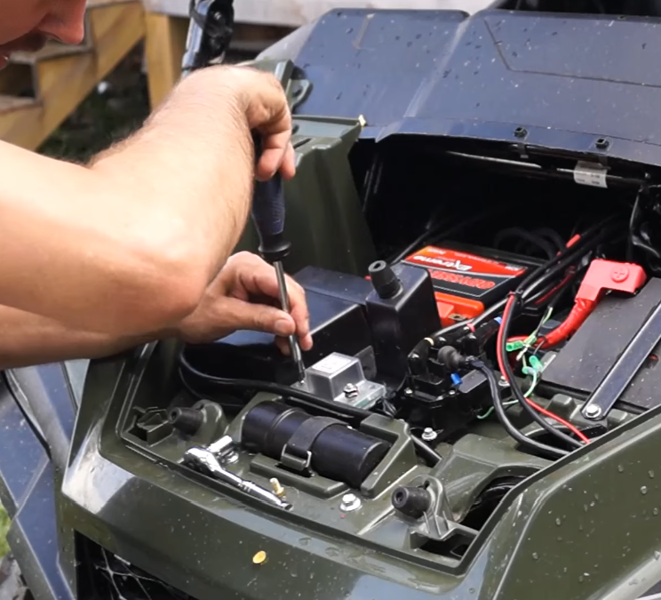 UTV in the field enjoying leisure travel